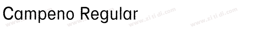 Campeno Regular字体转换 Campeno Regular字体转换
